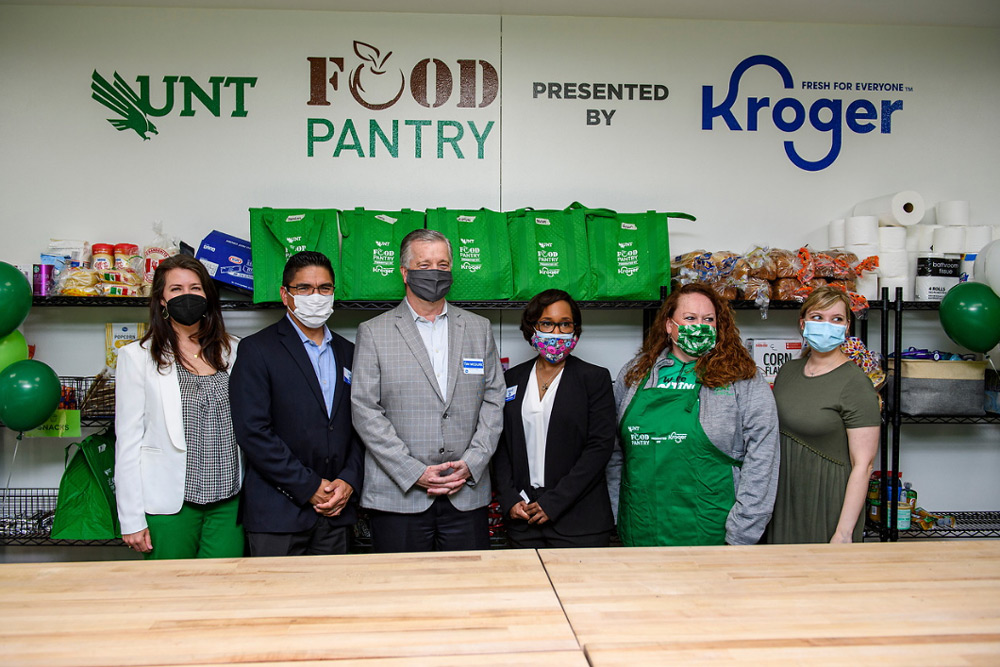 UNT Food Pantry sponsorship by Kroger event
